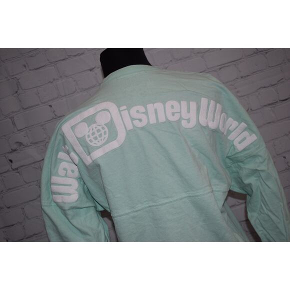 Walt Disney World Spirit Jersey Shirt Womens Size XS Extra Small Light Blue - Picture 1 of 8